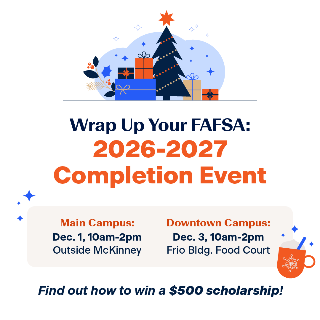 Wrap Up Your FAFSA Completion Event on 12/1 and 12/3