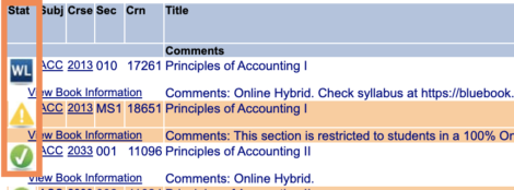 Class Schedule - UTSA One Stop