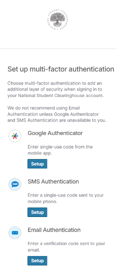 Verification multifactor example