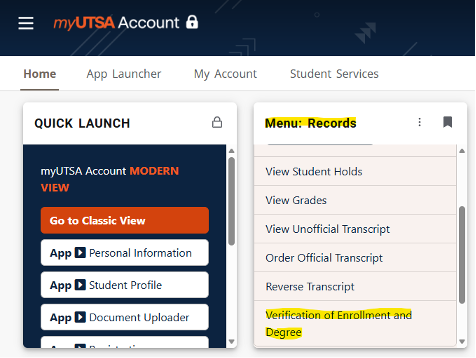 Verification Process Starting Screen